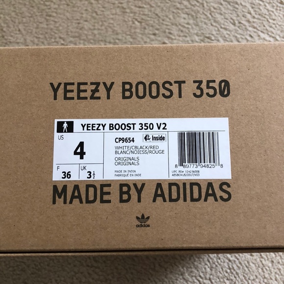 Adidas Yeezy Boost 350 Zebra Shoes Sneakers - Picture 10 of 12